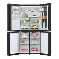 508L French Door Fridge with InstaView in Essence Matte Black Finish thumbnail 2