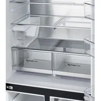 508L French Door Fridge with InstaView in Essence Matte Black Finish thumbnail 5