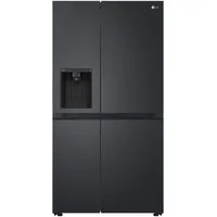 635L Side by Side Fridge in Matte Black thumbnail 1