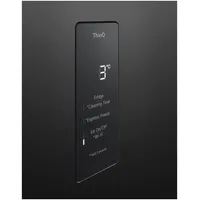 493L Top Freezer Fridge in Essence Matt Black with Water Dispenser & Auto Ice maker thumbnail 4