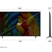 65 Inch LG Premium 4K UHD AI TV NANO83 with HDR10 (2025) thumbnail 2
