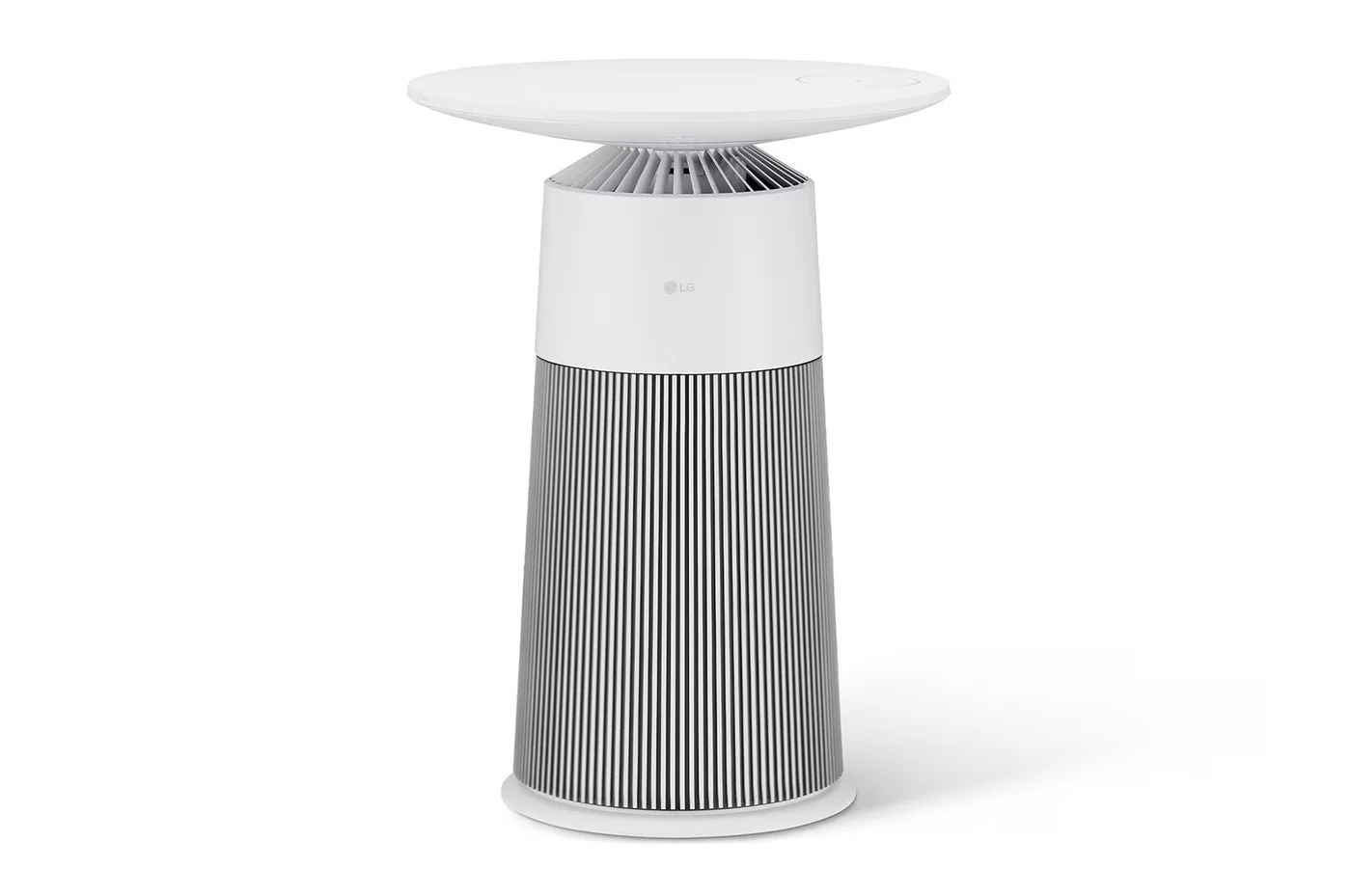 LG PuriCare™ AeroFurniture Air Purifier (Essence White) with Wireless Charging image 1