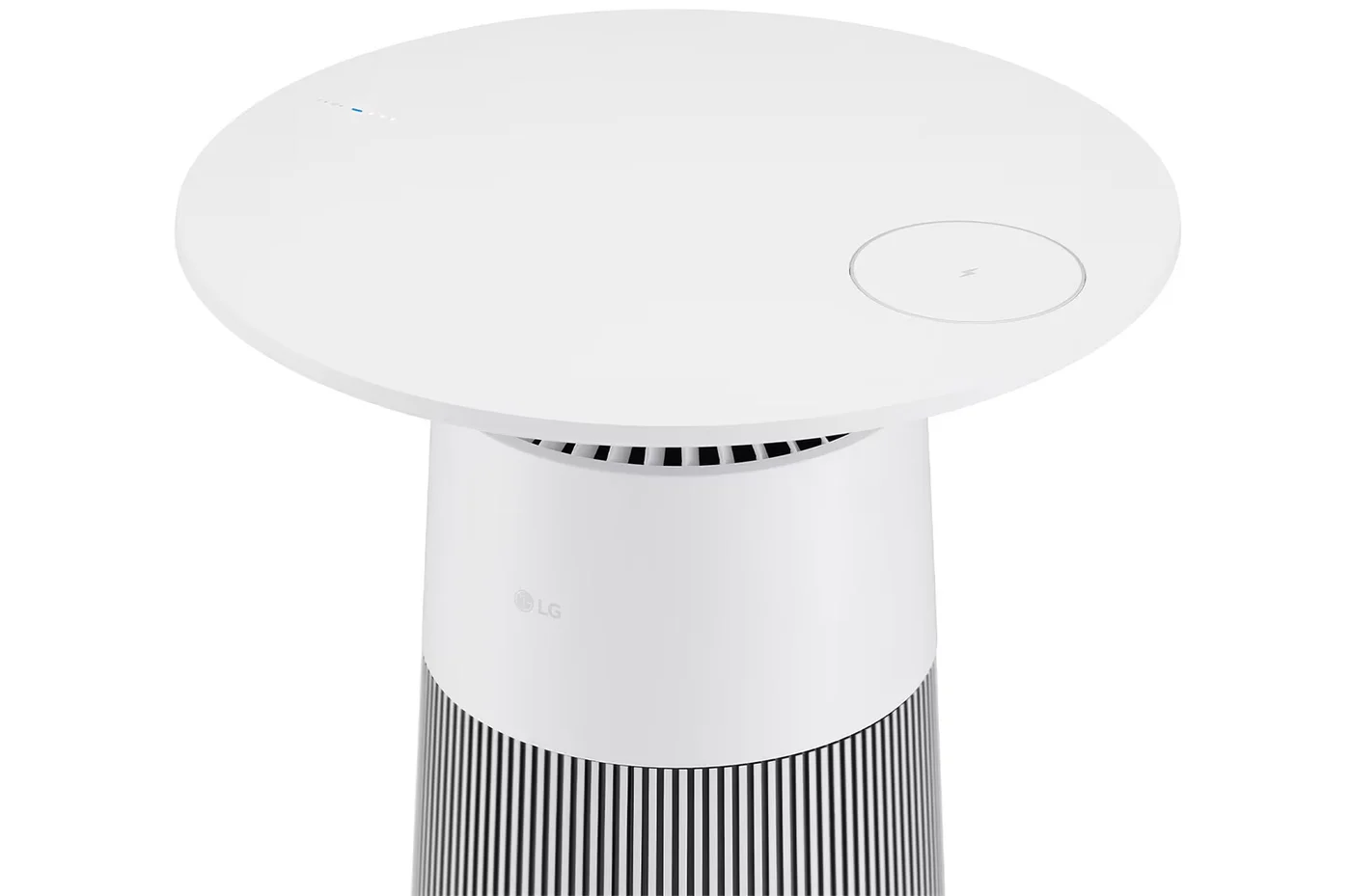 LG PuriCare™ AeroFurniture Air Purifier (Essence White) with Wireless Charging image 2