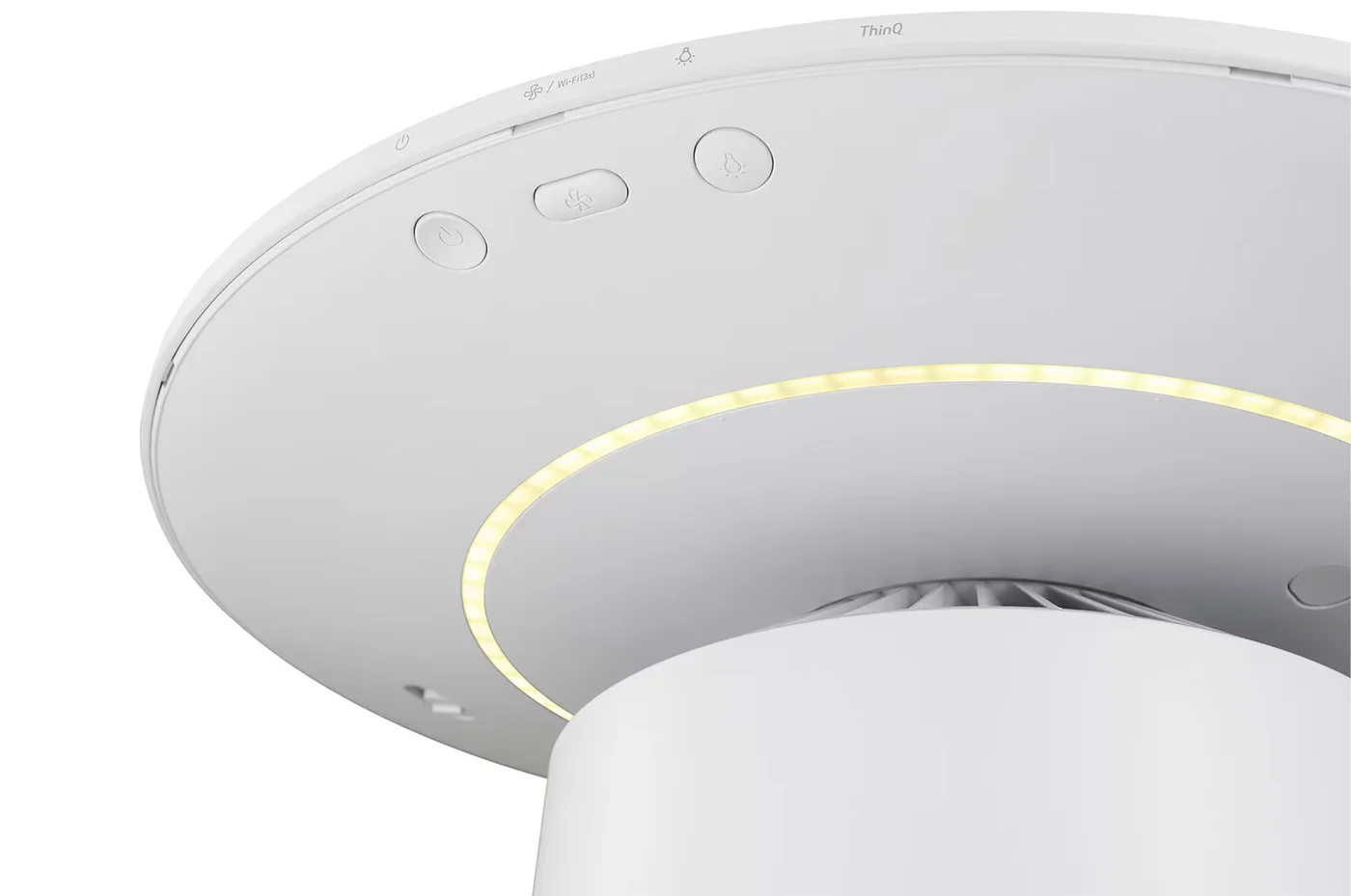 LG PuriCare™ AeroFurniture Air Purifier (Essence White) with Wireless Charging image 3