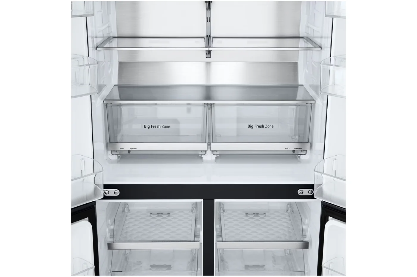 665L French Door Fridge in Matte Black Finish image 4