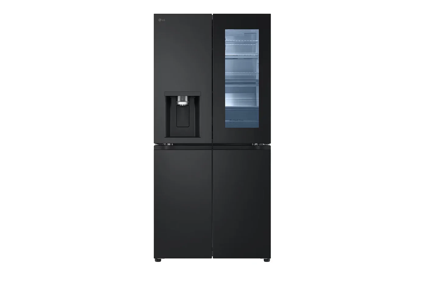 508L French Door Fridge with InstaView in Essence Matte Black Finish image 1