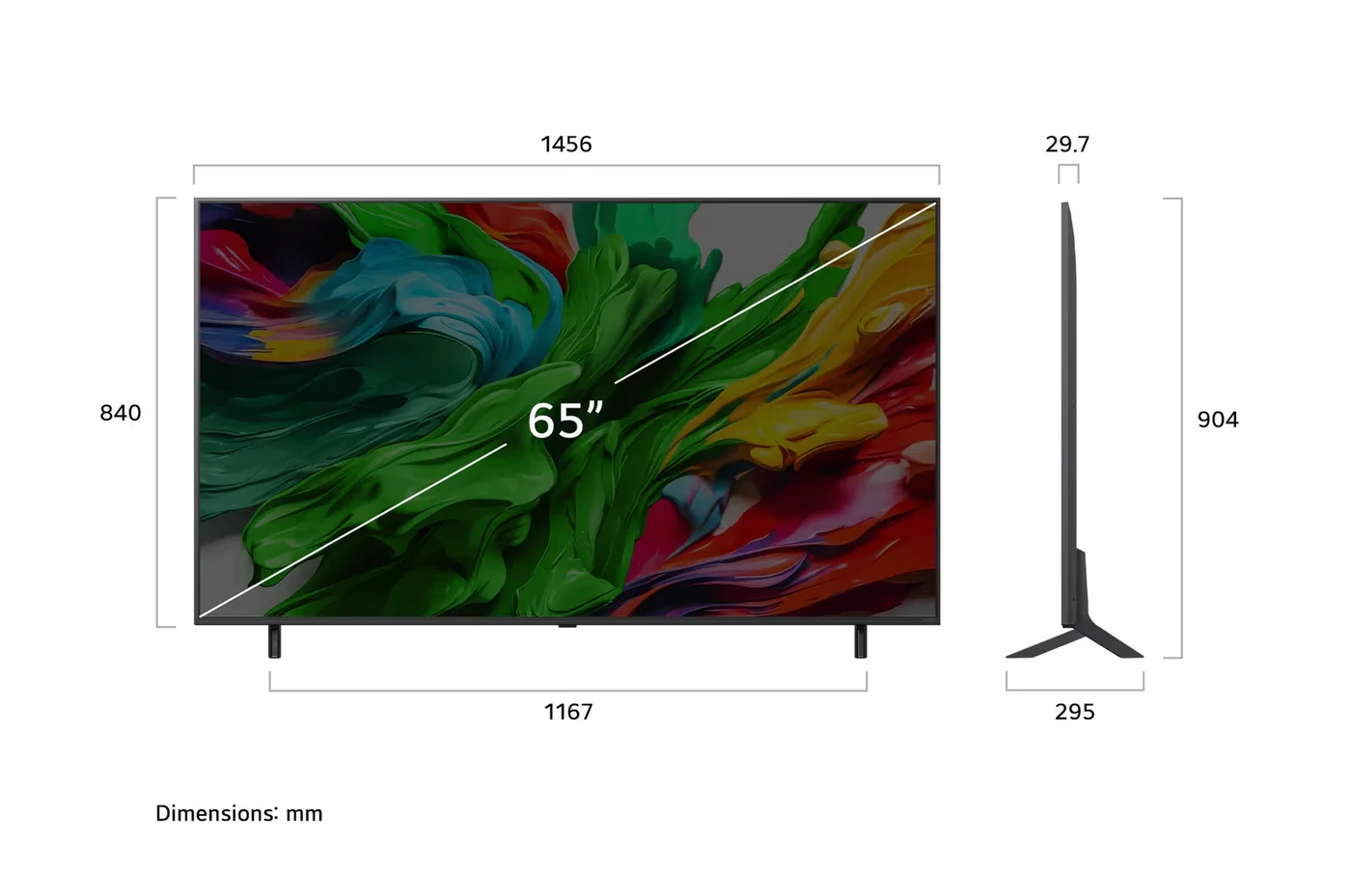 65 inch LG QNED evo AI TV QNED87 Dolby Vision & HDR10 4K UHD (2025) image 4