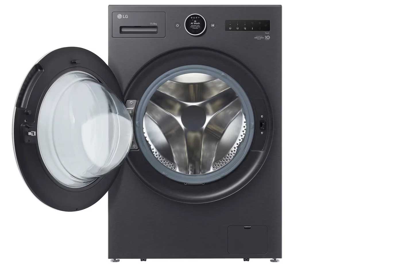15/8kg Front Load Washer Dryer with with AI Direct Drive™ and TurboWash™ image 2