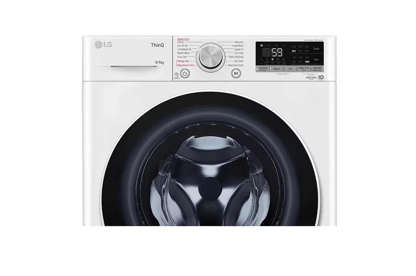9/5kg Front Load Washer Dryer with AI Direct Drive™, Steam™ image 3