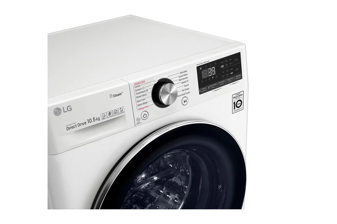 10.5kg Front Load Washer with AI Direct Drive™ and Steam+™ image 3