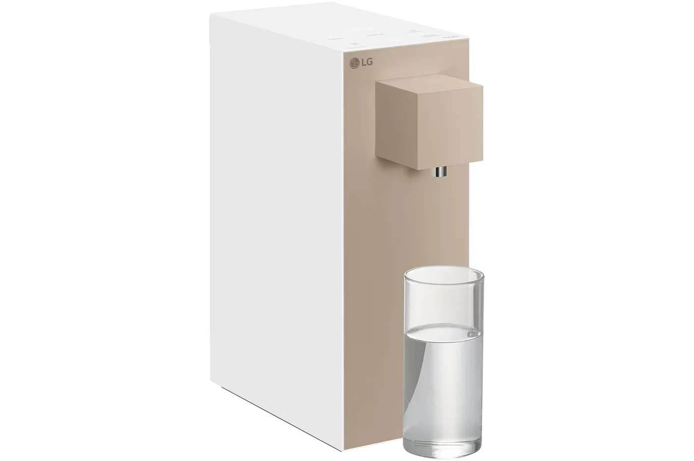 LG PuriCare⢠Water Purifier with Hot & Ambient Water, Calming Clay Brown image 3