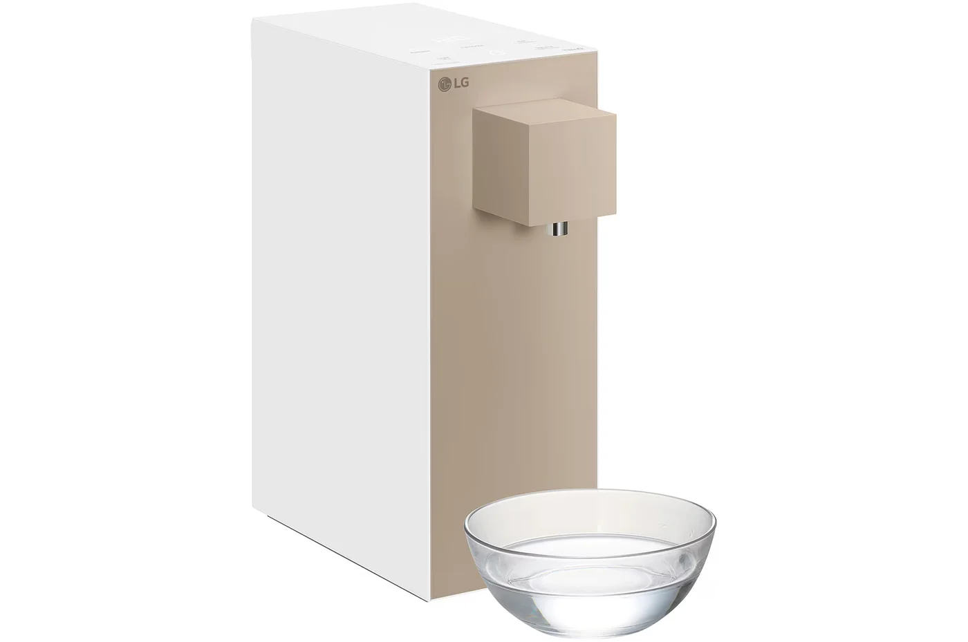 LG PuriCare⢠Water Purifier with Hot & Ambient Water, Calming Clay Brown image 4