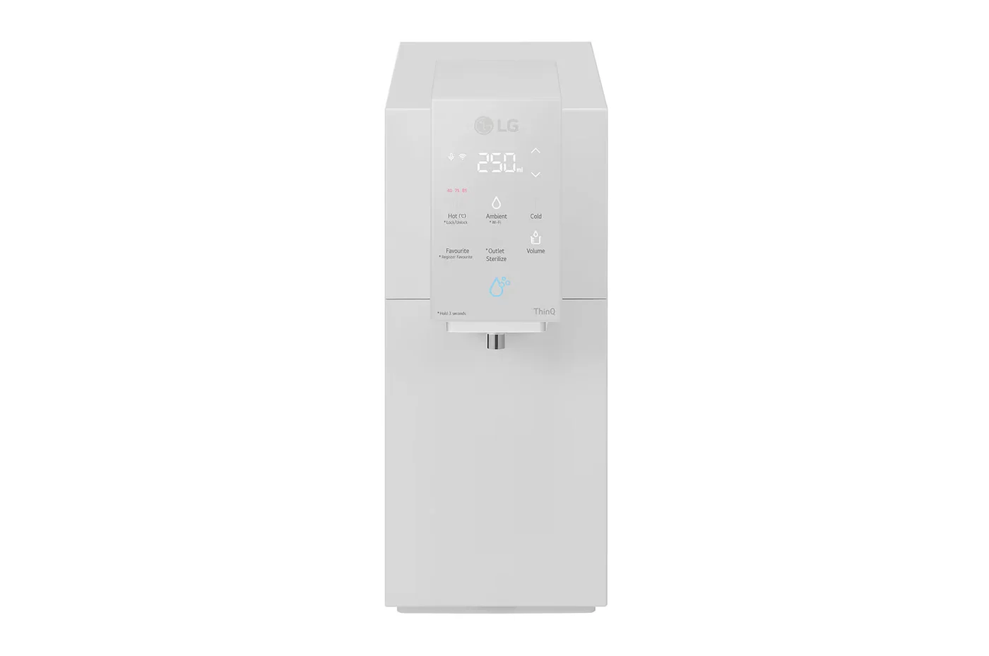 LG PuriCare⢠Objet Collection Water Purifier, Calming Cream Grey image 1