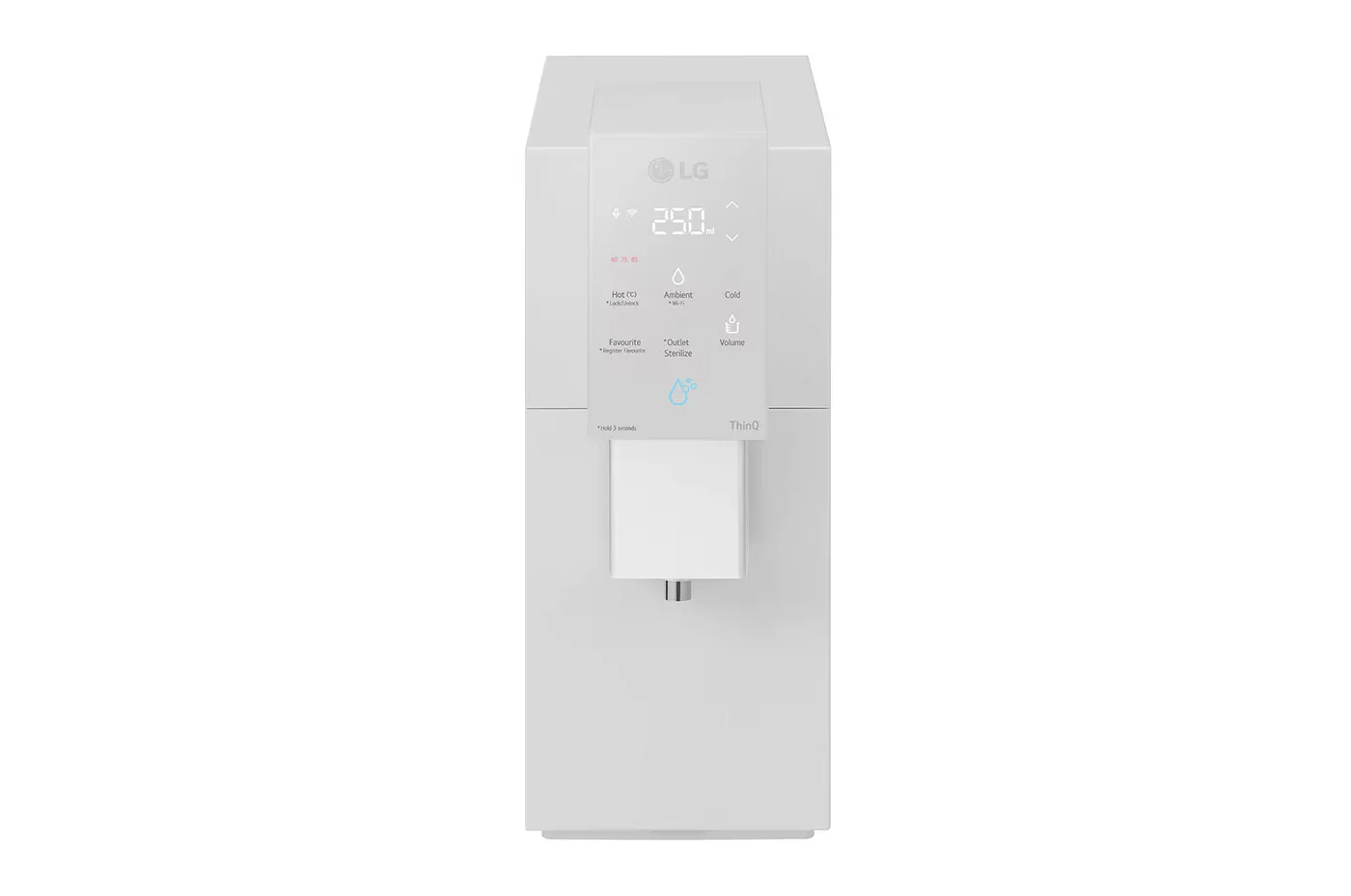 LG PuriCare⢠Objet Collection Water Purifier, Calming Cream Grey image 2