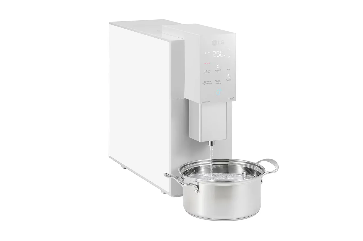 LG PuriCare⢠Objet Collection Water Purifier, Calming Cream Grey image 4