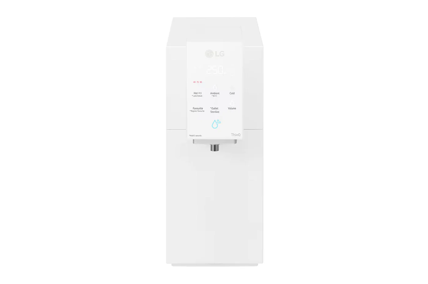 LG PuriCare Objet Collection Water Purifier, Calming Cream White image 1