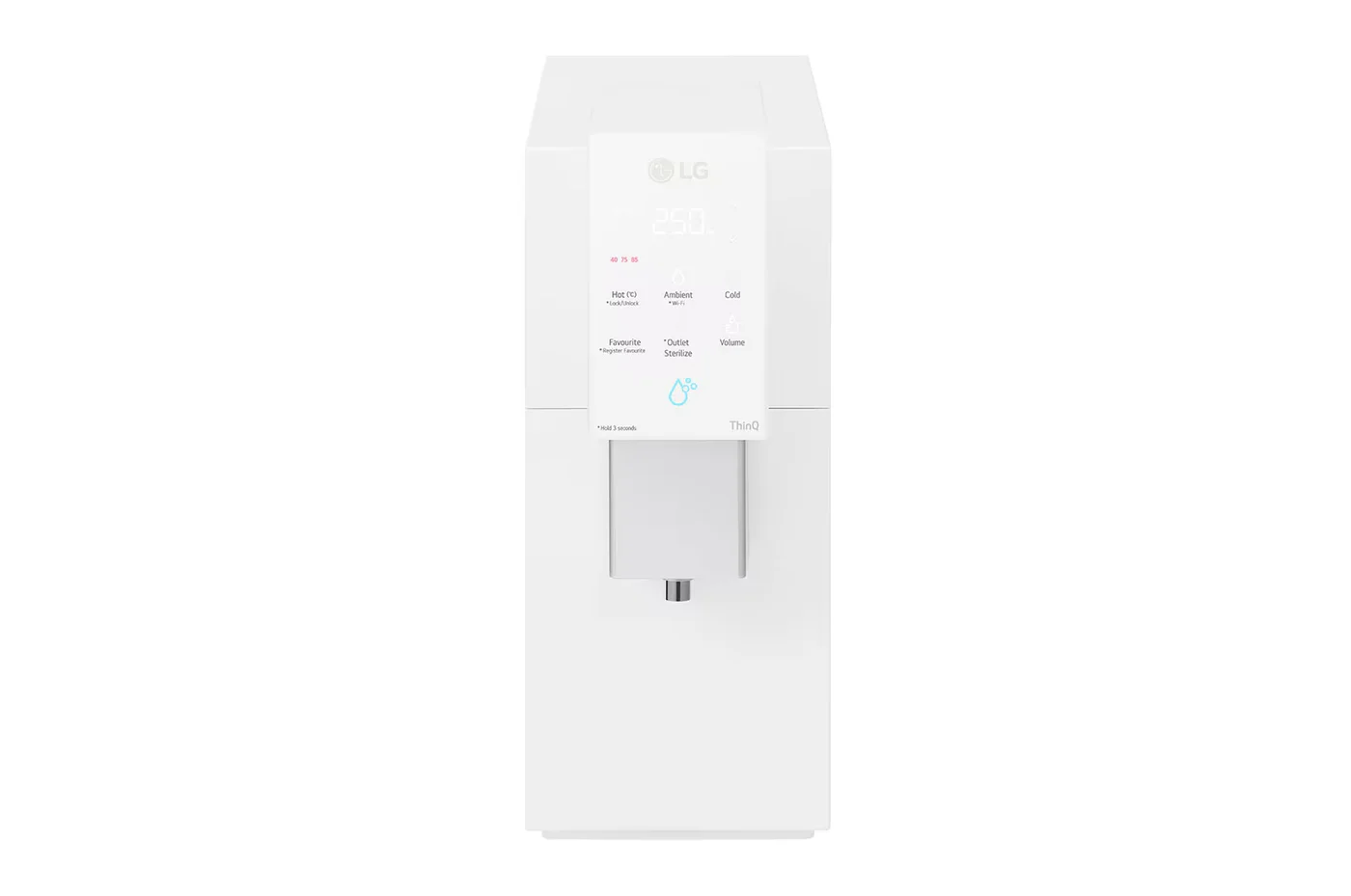 LG PuriCare Objet Collection Water Purifier, Calming Cream White image 2