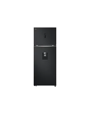 493L Top Freezer Fridge in Essence Matt Black with Water Dispenser & Auto Ice maker