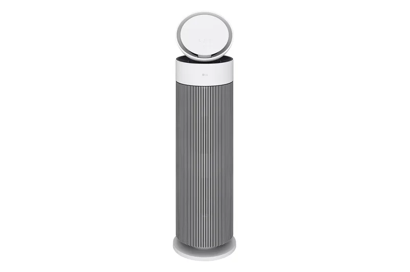 LG PuriCare™ AeroBooster 空气净化器，纤薄设计与强劲净化