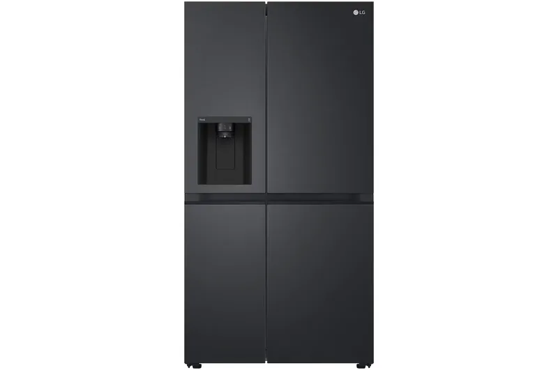 Peti Sejuk Side-by-Side LG 635L, Hitam Kusam
